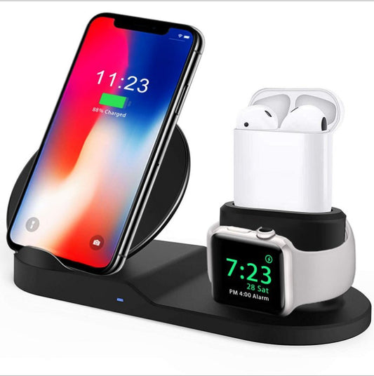 The new three-in-one wireless charger