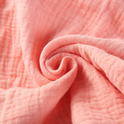 Cotton double gauze baby saliva towel sleeping bag blanket doll baby comfort towel can be imported rabbit blanket